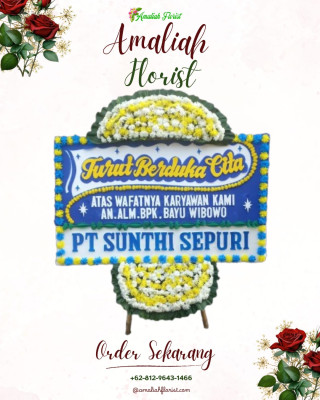 Papan Bunga Duka di Tobelo