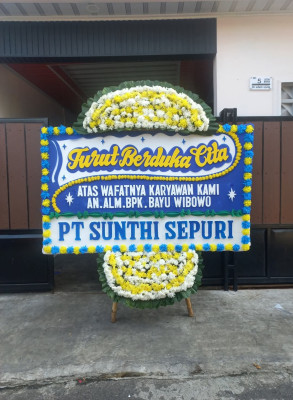 Papan Bunga Duka di Tobelo